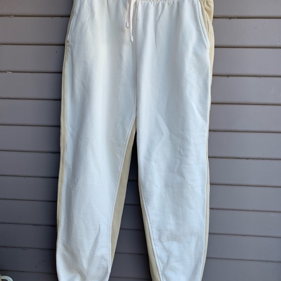 Everlane Women's Size Medium Creamy Yellow Jogger Sweatpants Pants. - Picture 2 of 12